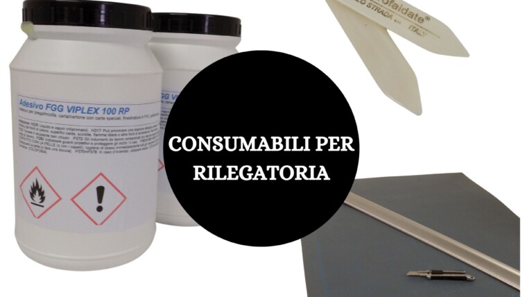 CONSUMABILI PER RILEGATORIA